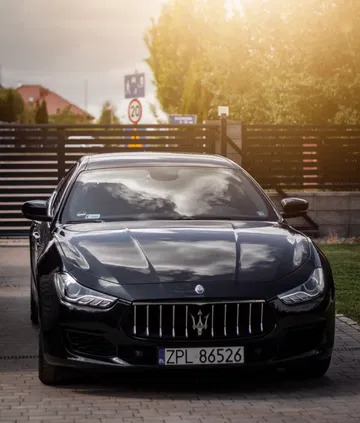 maserati ghibli małopolskie Maserati Ghibli cena 199000 przebieg: 64782, rok produkcji 2018 z Szczecin